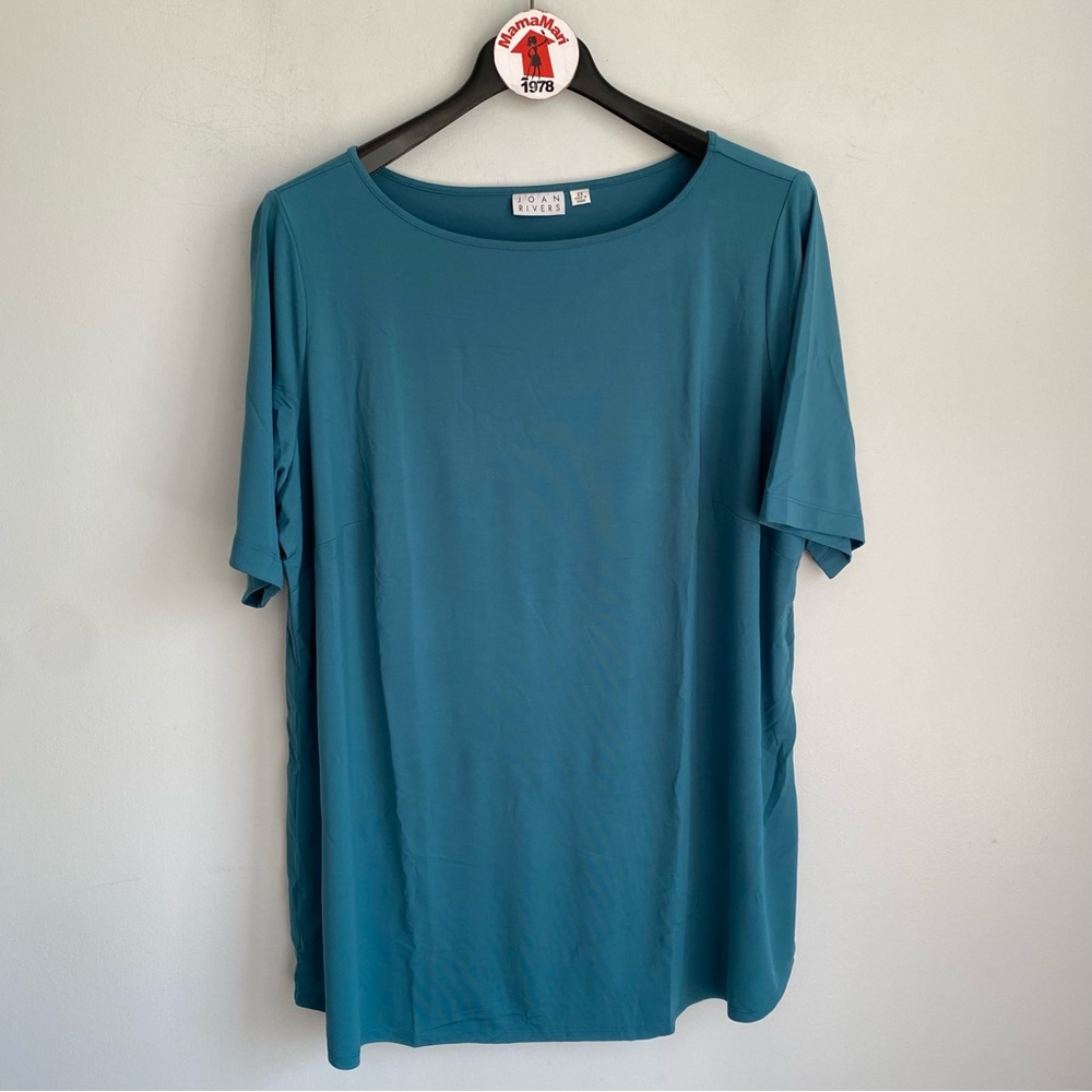 NEW Joan Rivers Jersey Knit Long Tee Shirt 2X